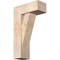 Ekena Millwork Traditional Craftsman Smooth Bracket w/ Offset Brace, Douglas Fir, 7 1/2"W x 18"D x 30"H BKT0806X18X30TRA04SDF - alternate 1